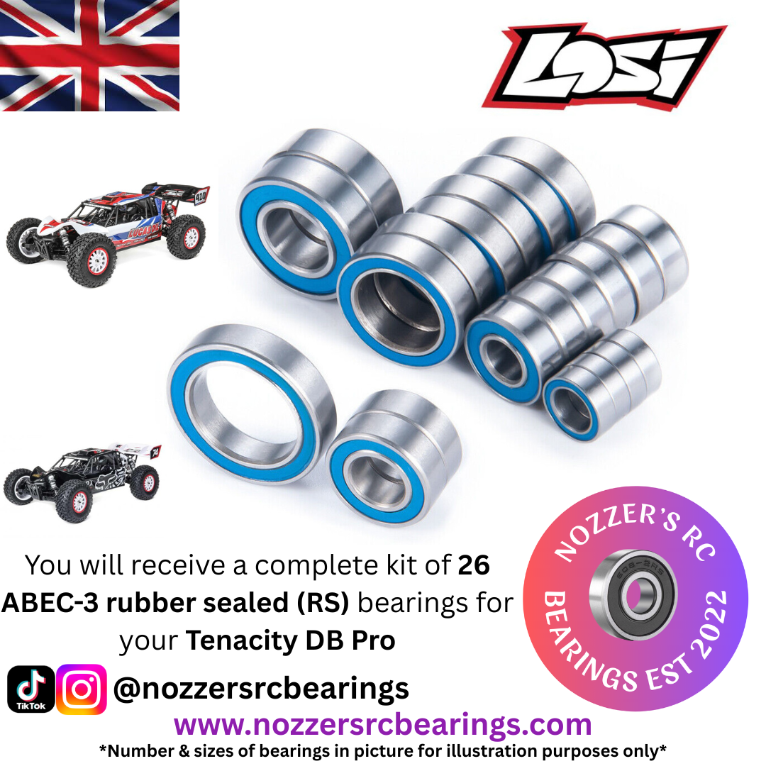 Losi Tenacity DB Pro Complete Bearing Kit