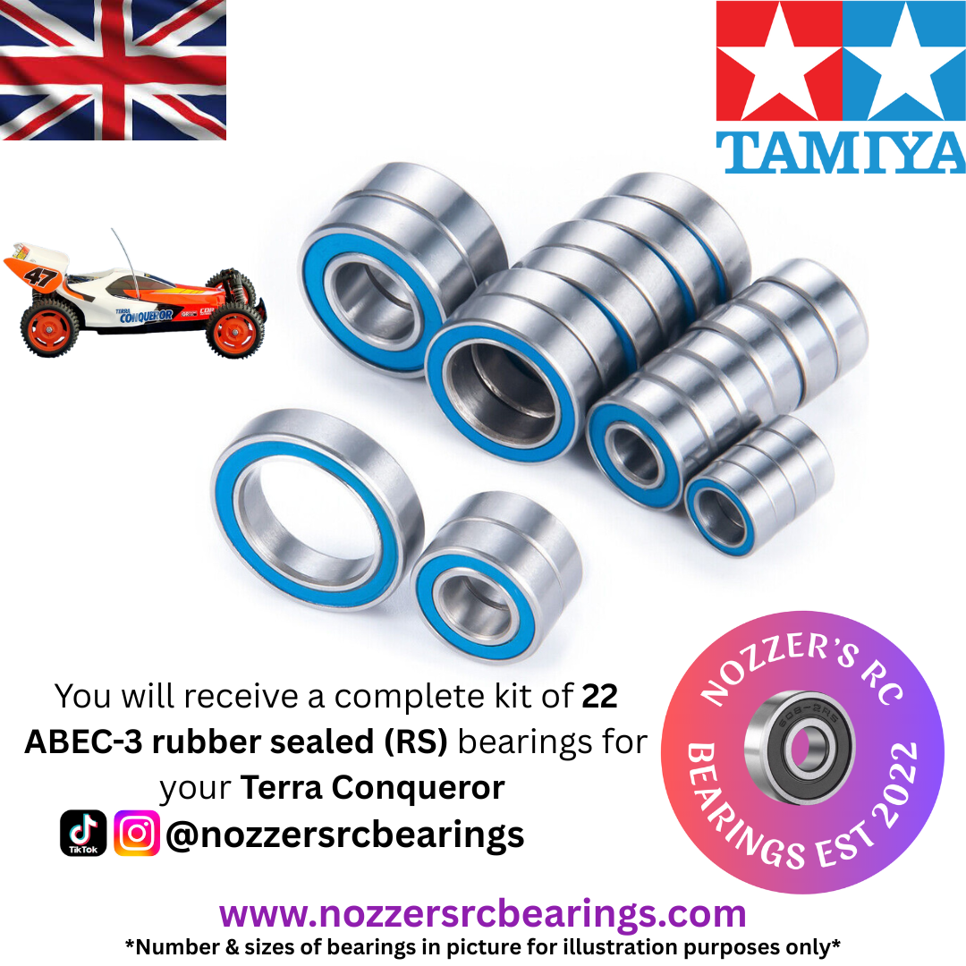 Tamiya Terra Conqueror Complete Bearing Kit