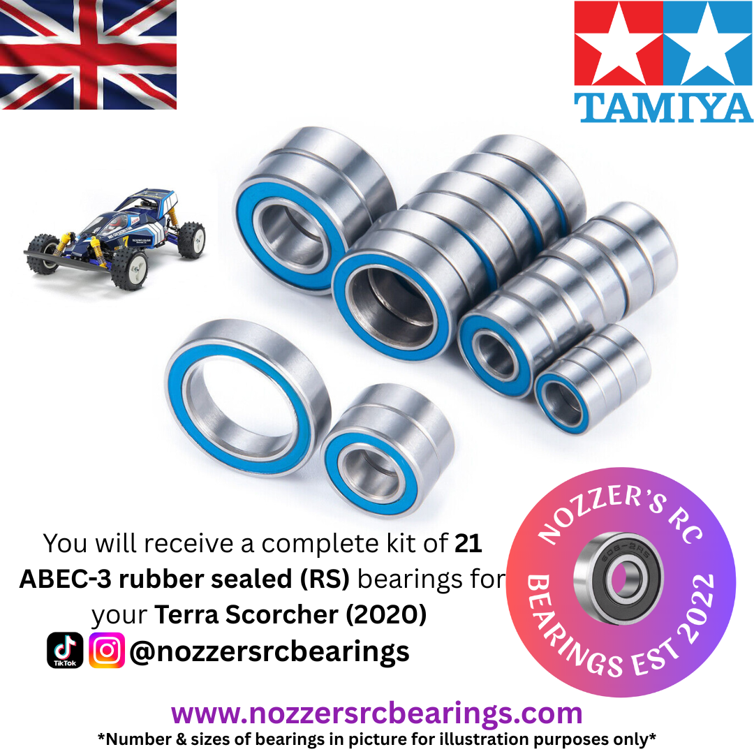 Tamiya Terra Scorcher (2020) Complete Bearing Kit