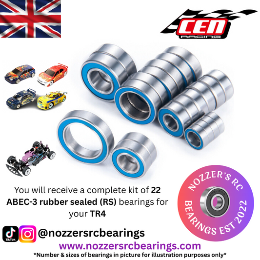 CEN Racing TR4 Complete Bearing Kit