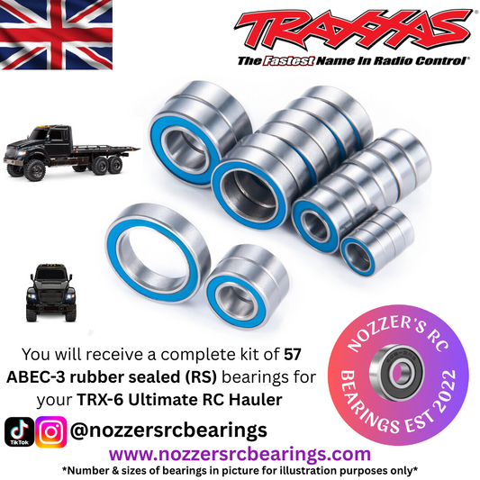 Traxxas TRX-6 Ultimate RC Hauler Complete Bearing Kit