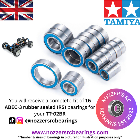 Tamiya TT-02BR Complete Bearing Kit