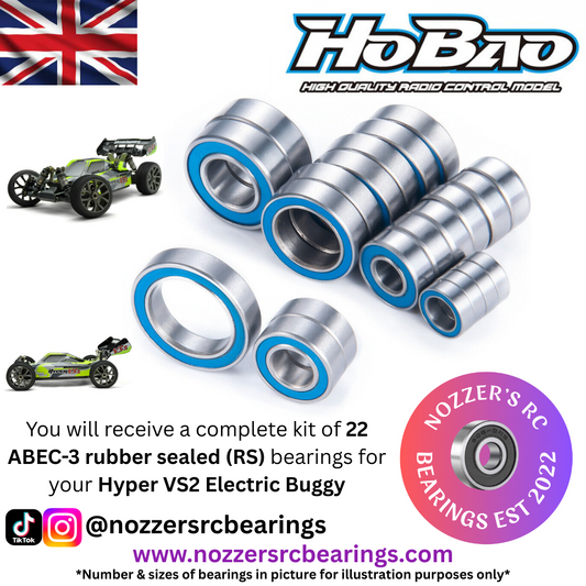 Hobao Hyper VS2 Electric Complete Bearing Kit