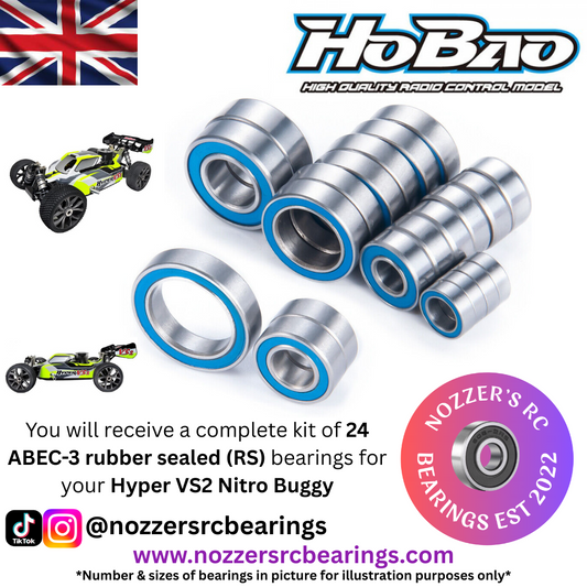 HoBao Hyper VS2 Nitro Buggy Complete Bearing Kit