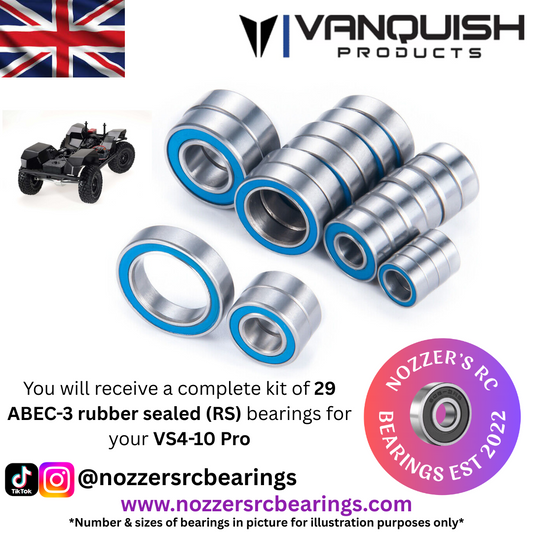 Vanquish VS4-10 Pro Complete Bearing Kit