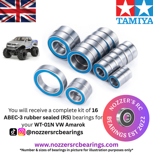 Tamiya WT-01N VW Amarok Complete Bearing Kit