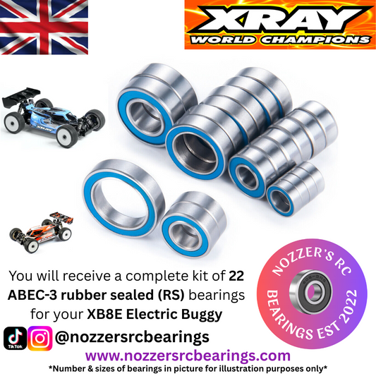 XRAY XB8E Electric Buggy Complete Bearing Kit