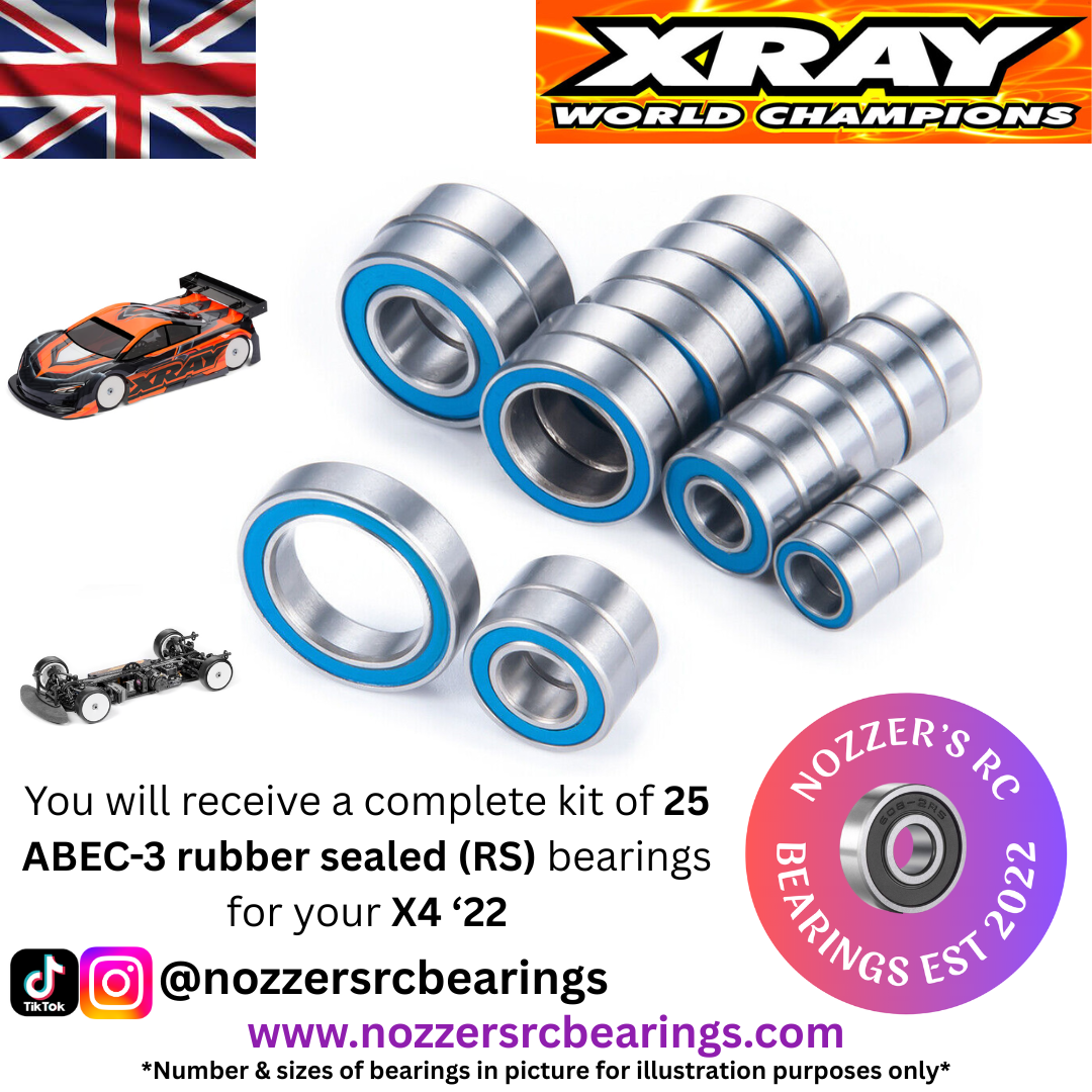 XRay X4 '22 Complete Bearing Kit
