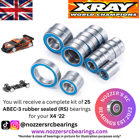 XRay X4 '22 Complete Bearing Kit