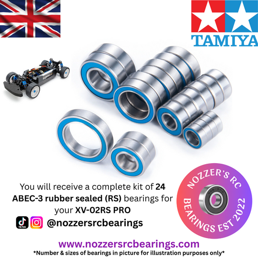 Tamiya XV-02RS Pro Complete Bearing Kit