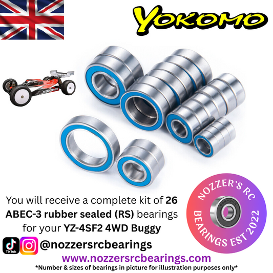 Yokomo YZ-4SF2 4WD Buggy Complete Bearing Kit