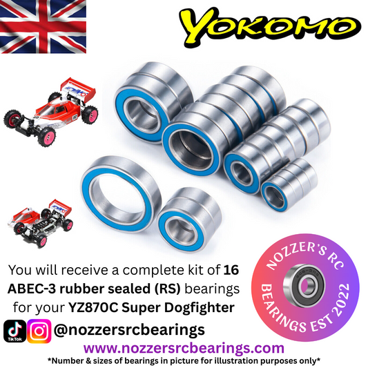 Yokomo YZ-870C Super Dog Fighter Complete Bearing Kit