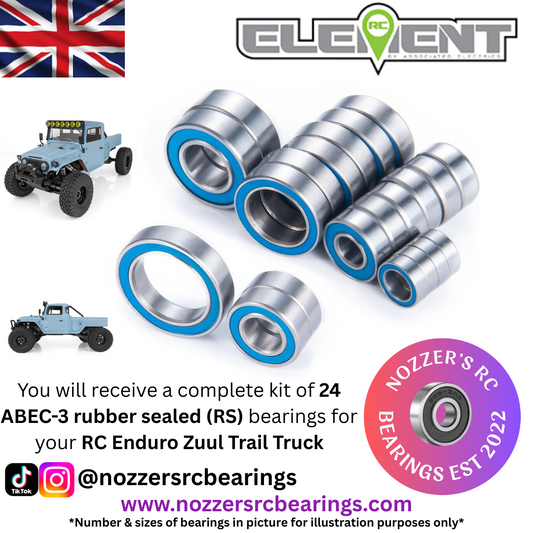 Element RC Enduro Zuul Complete Bearing Kit