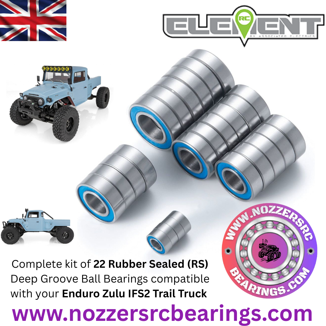 Element RC Enduro Zulu IFS2 Trail Truck Complete Bearing Kit
