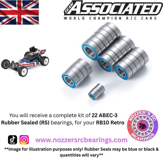 Team Associated RB10 Retro Complete Bearing Kit