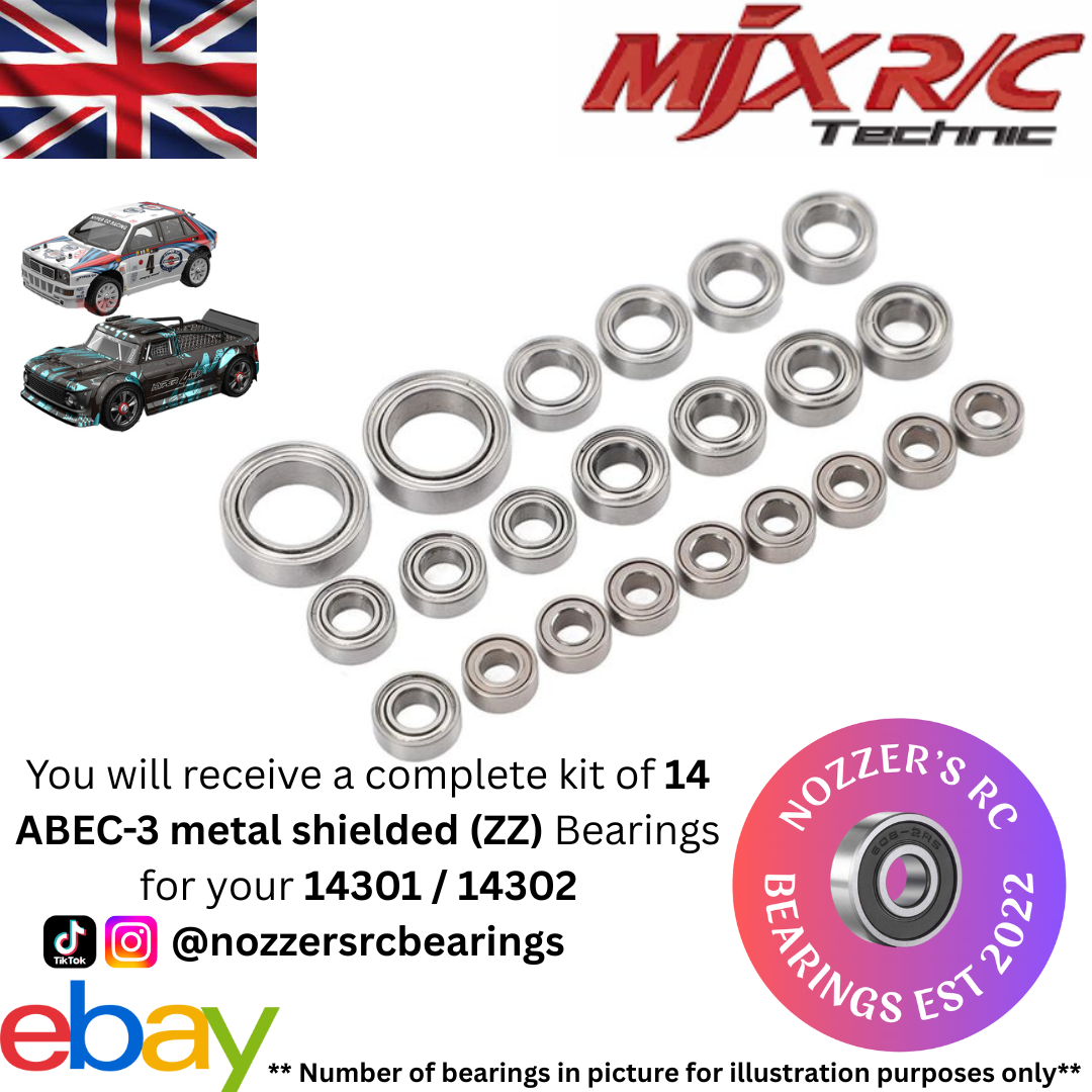 MJX Hyper Go 14301 14302 Complete Bearing Kit