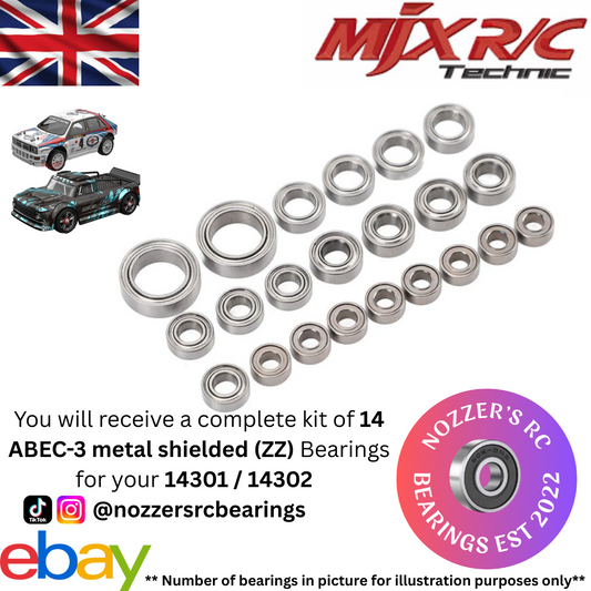 MJX Hyper Go 14301 14302 Complete Bearing Kit