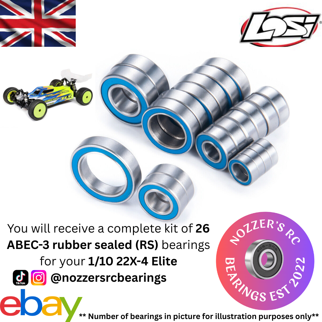 Losi 22X-4 Elite Complete Bearing Kit