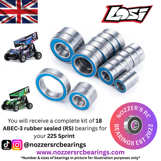 Losi 22S Sprint Complete Bearing Kit
