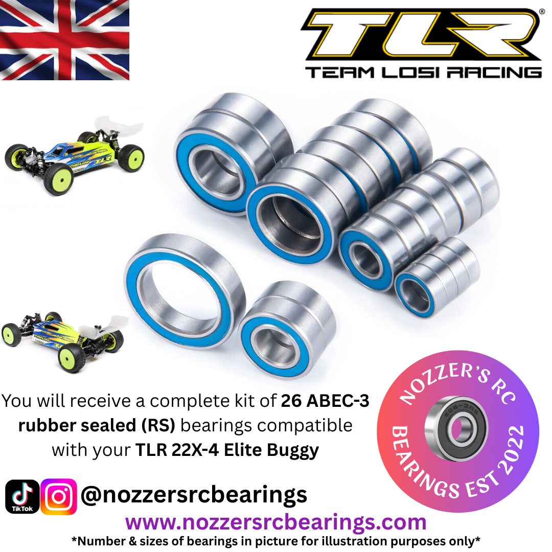Losi TLR 22X-4 Elite Buggy Complete Bearing Kit