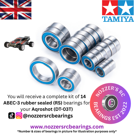 Tamiya Aqroshot DT-03T Complete Bearing Kit