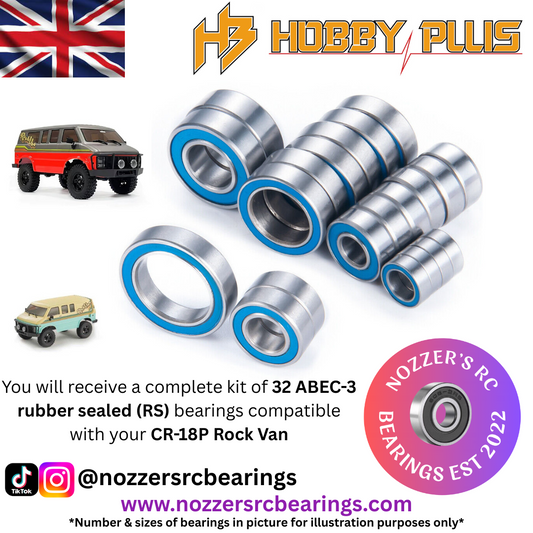Hobby Plus CR-18P Rock Van Complete Bearing Kit