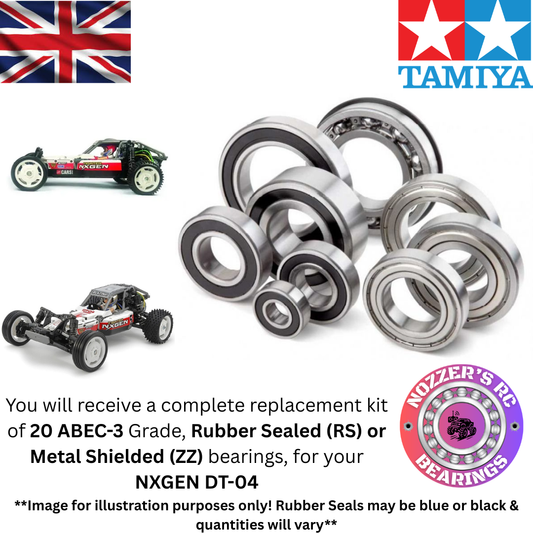 Tamiya Fighter NXGEN DT-04 Complete Bearing Kit