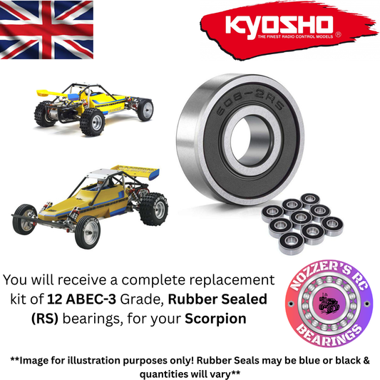 Kyosho Scorpion Complete Bearing Kit