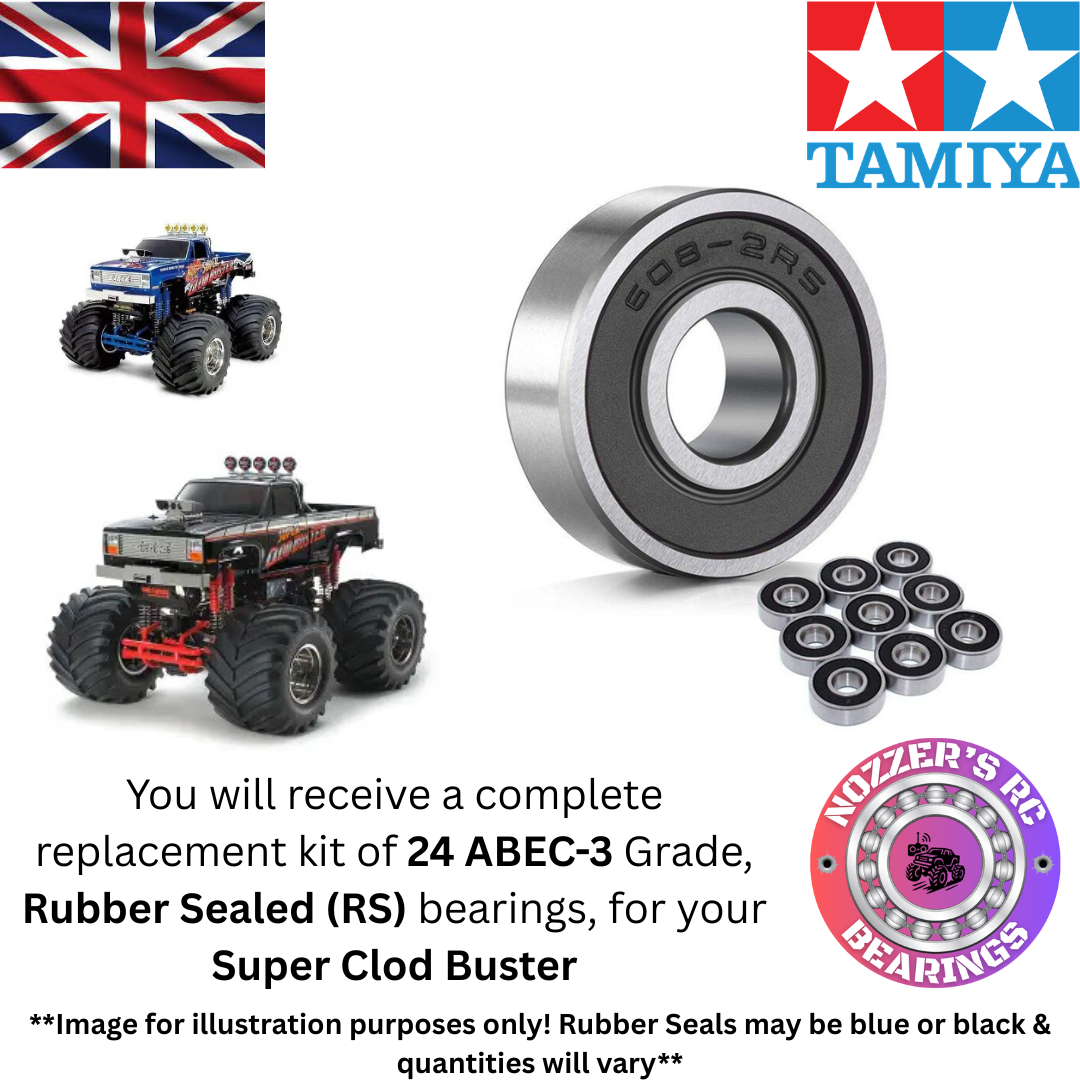 Tamiya Super Clod Buster Complete Bearing Kit
