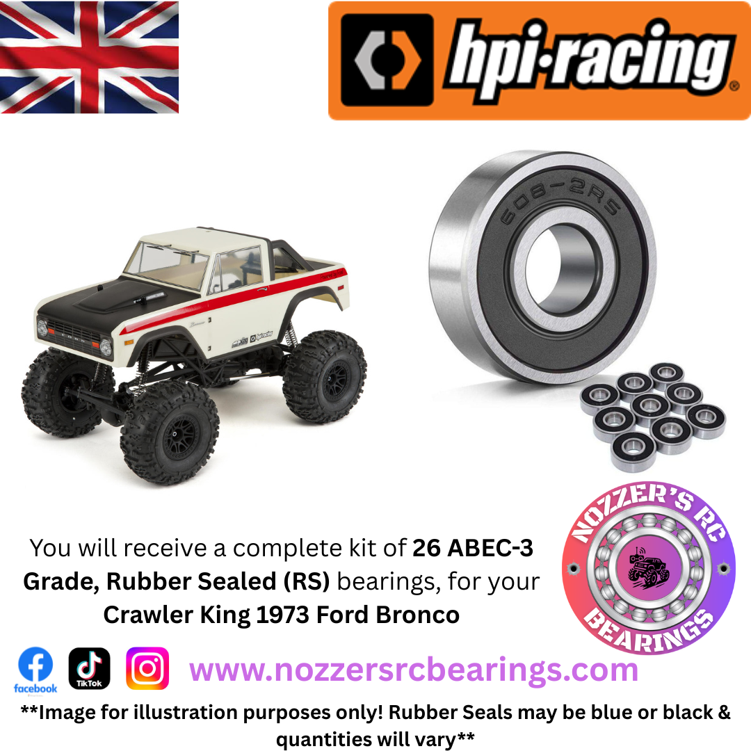 HPI Racing Crawler King 1973 Ford Bronco Complete Bearing King