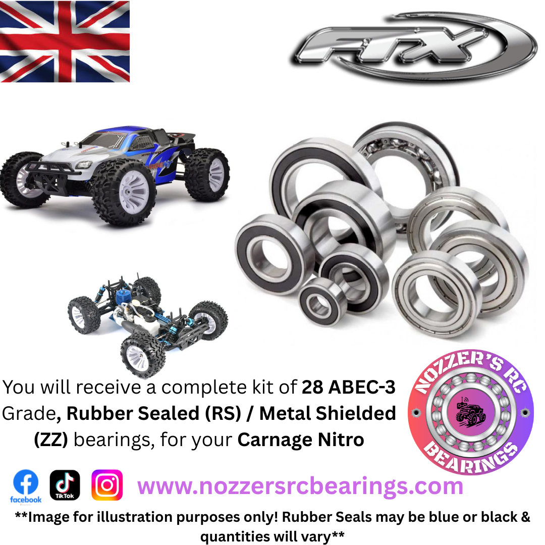 FTX Carnage Nitro Complete Bearing Kit