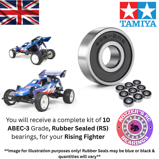 Tamiya Rising Fighter Complete Bearing Kit