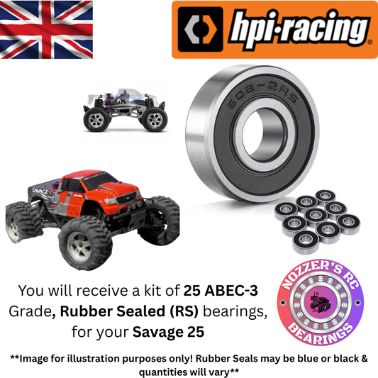 HPI Racing Savage 25 Complete Bearing Kit