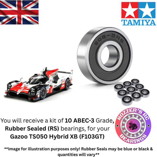 Tamiya Gazoo TS050 Hybrid XB (F103GT) Complete Bearing Kit