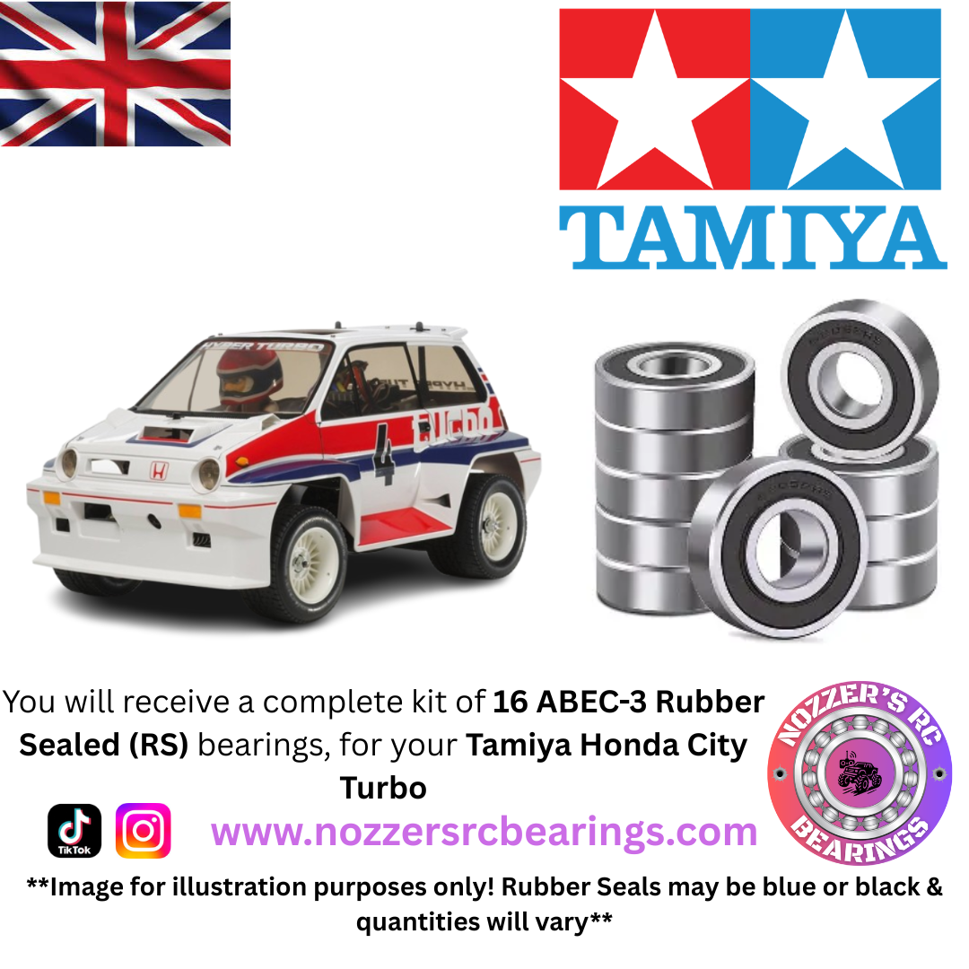 Tamiya WR-02C Honda City Turbo Complete Bearing Kit
