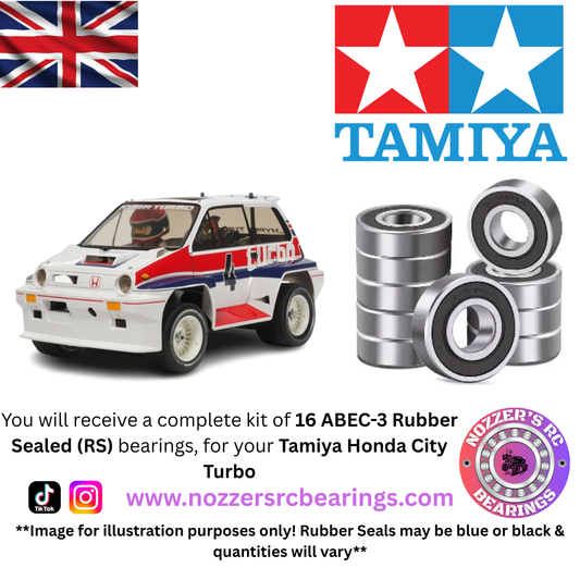 Tamiya WR-02C Honda City Turbo Complete Bearing Kit