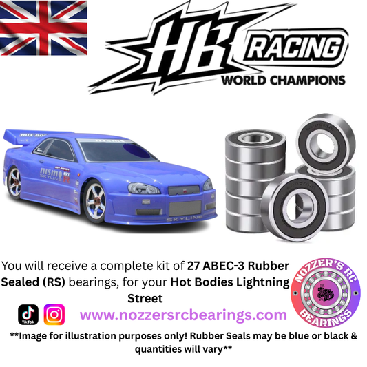 Hot bodies Lightning Street Complete Bearing Kit