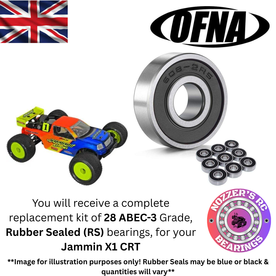 OFNA Jammin X1 CRT Complete Bearing Kit