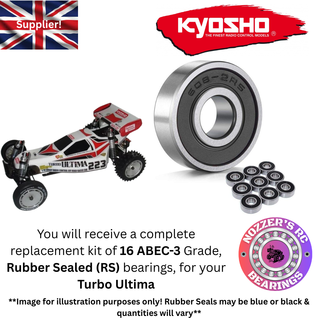 Kyosho Turbo Ultima Complete Bearing Kit