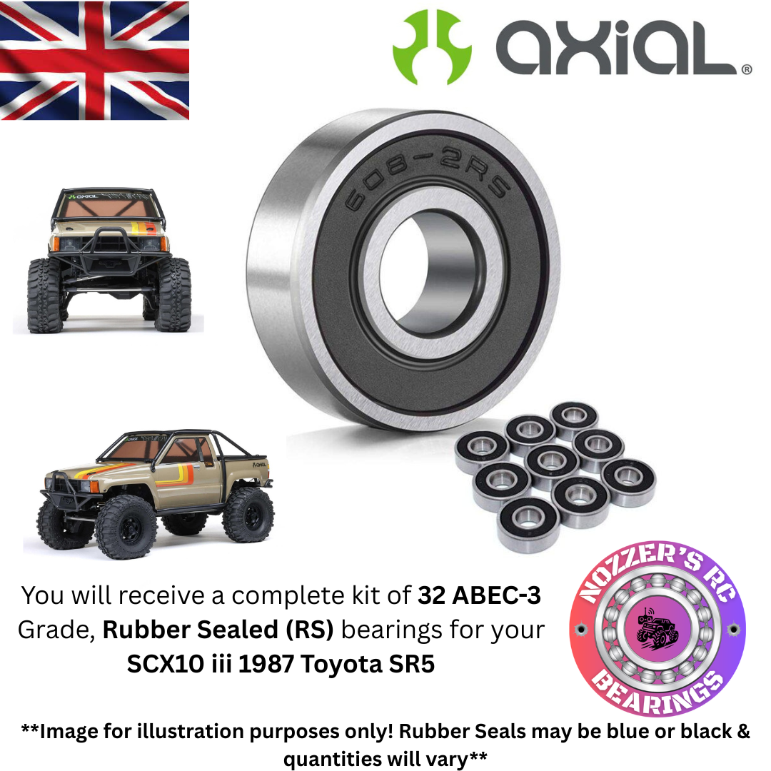 Axial SCX10 III 1987 Toyota SR5 Complete Bearing Kit