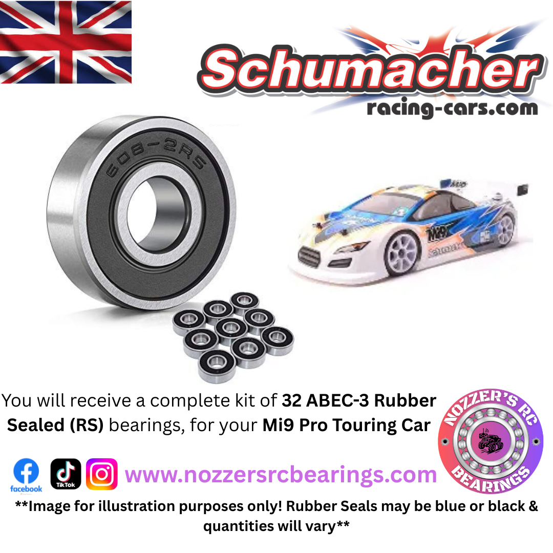 Schumacher Mi9 Pro Touring Car Complete Bearing Kit