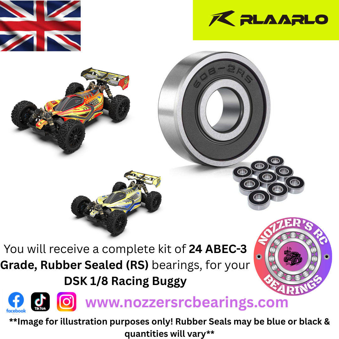 Rlaarlo DSK 1/8 Buggy Complete Bearing Kit