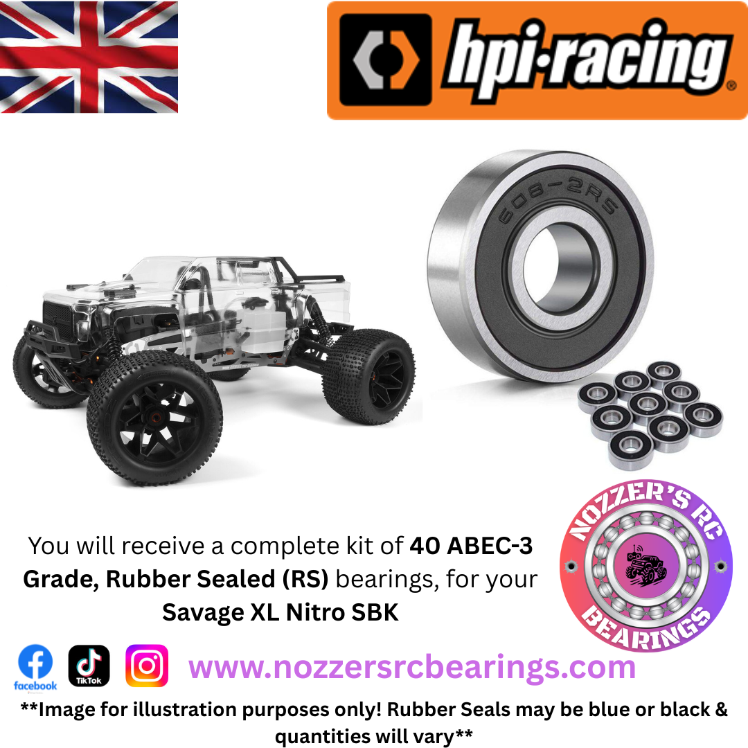 HPI Racing Savage XL Nitro SBK Complete Bearing Kit