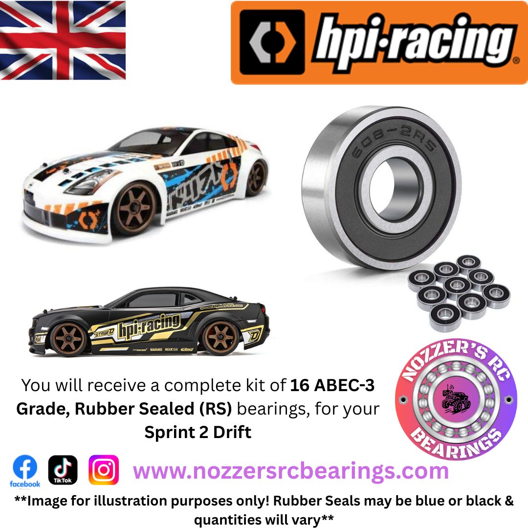 HPI Racing Sprint 2 Drift Complete Bearing Kit