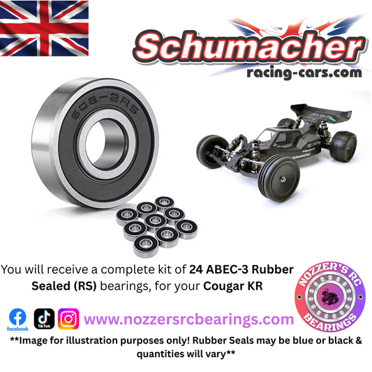 Schumacher Cougar KR Complete Bearing Kit