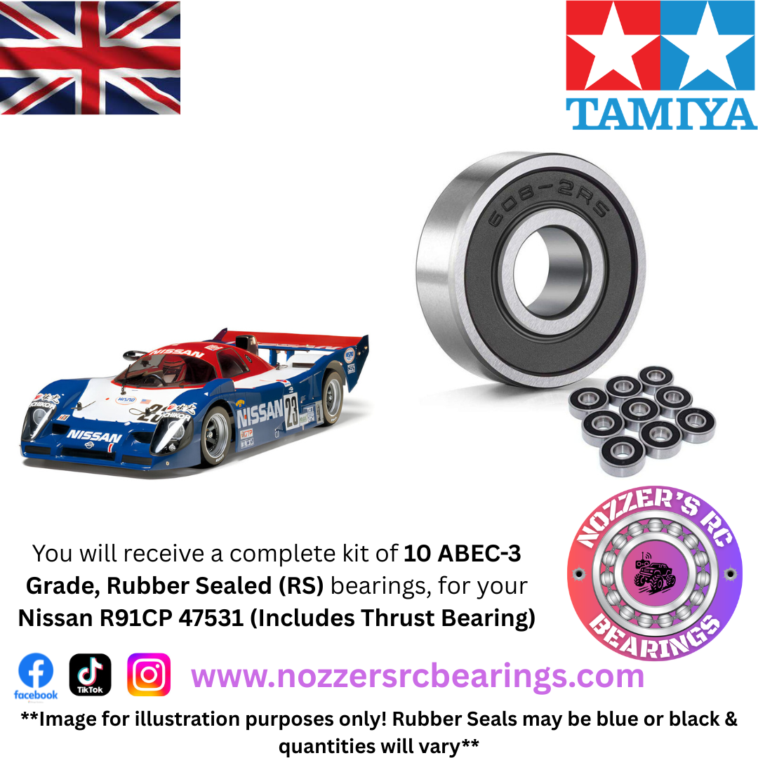 Tamiya Nissan R91CP 47531 Complete Bearing Kit