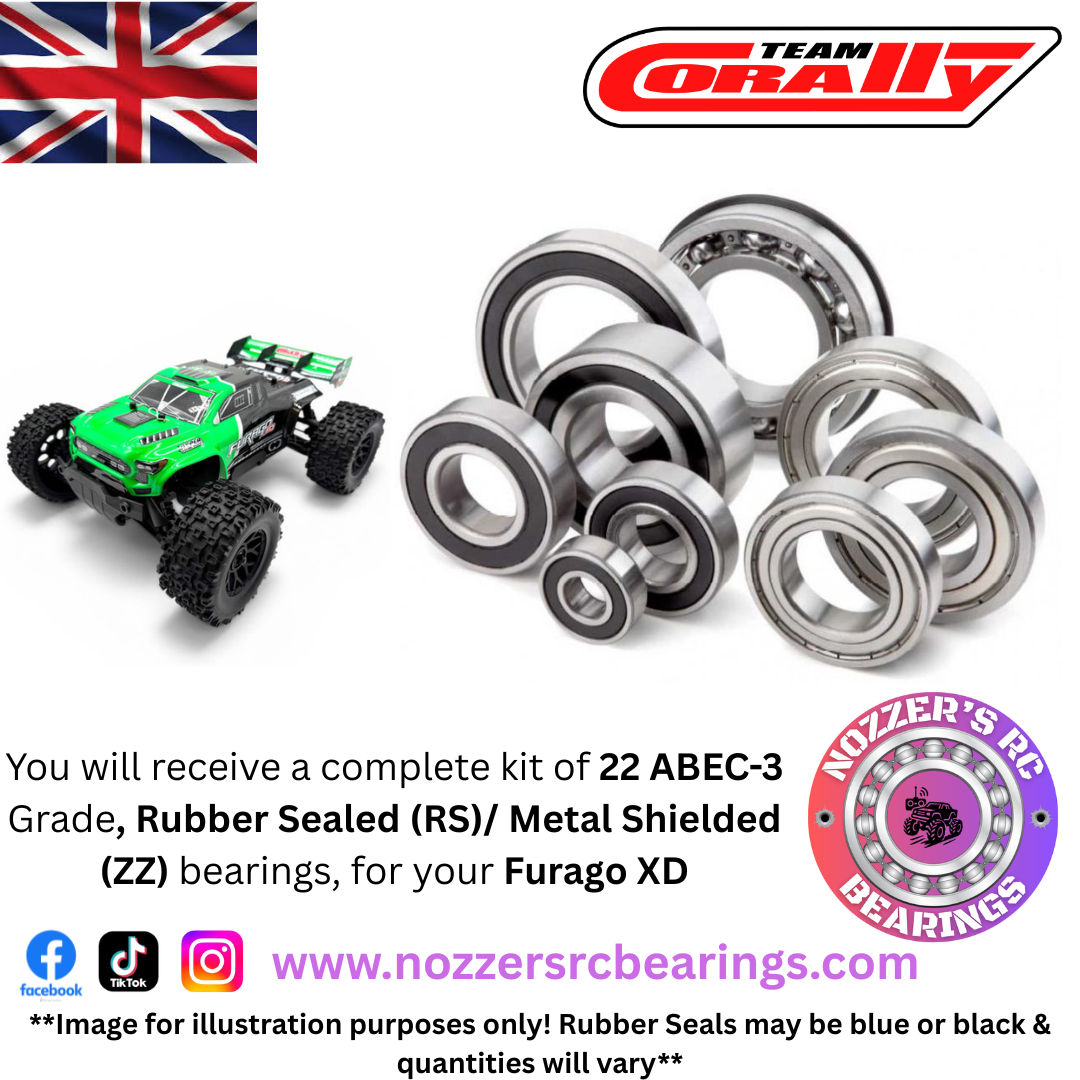 Team Corally Furago XD Complete Bearing Kit