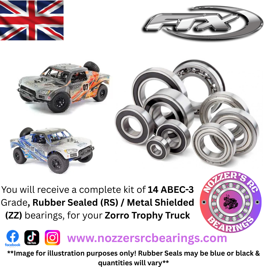 FTX Zorro Nitro Trophy Truck Complete Bearing Kit
