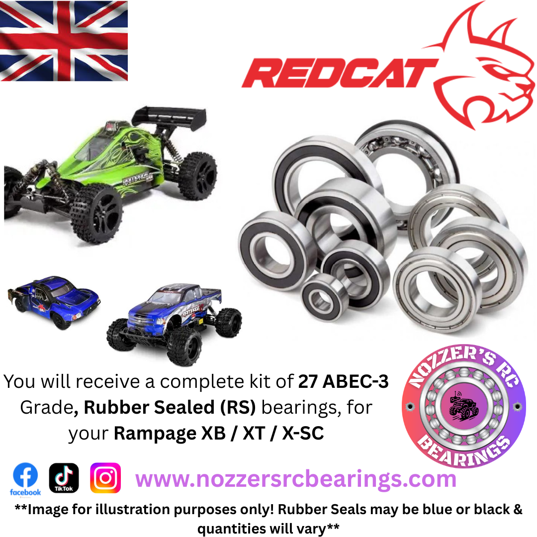Redcat Racing Rampage XB / XT / X-SC Complete Bearing Kit