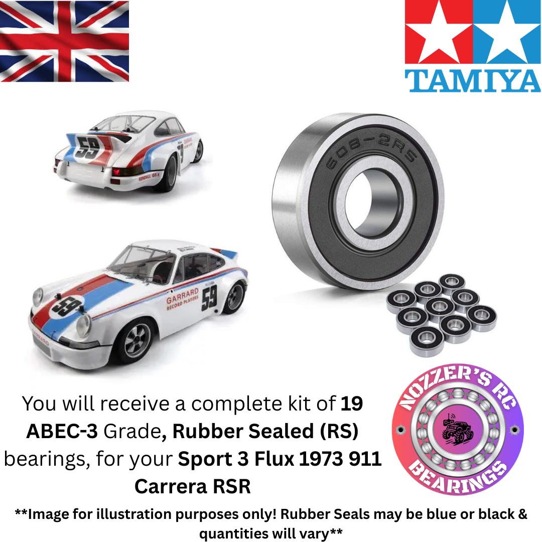 HPI Sport 3 Flux 1973 911 Carrera RSR Complete Bearing Kit